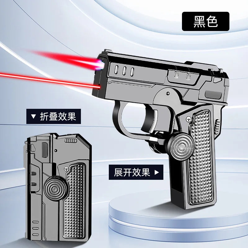 Creative Multifunctional Folding Dual-form Lighter Portable Decompression Gyro Deformation Lighter Tide Play Cool Gift Wholesale