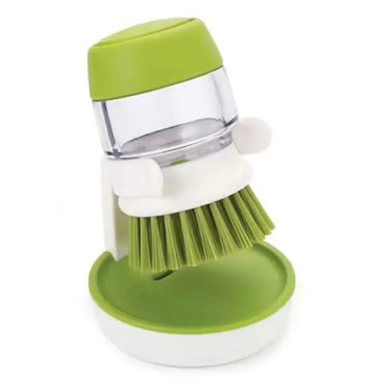 Dishwashing Brush With Soap Dispenser Household Cleaning Brush Soap Dispenser Kitchen Dishwashing Brush With Holder Hot Sale