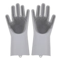Silicone Dishwashing Gloves with Eco Friendly Multi Purpose for Kitchen Pet Bath Car Cleaning Waterproof Kitchen Cleaning Tools