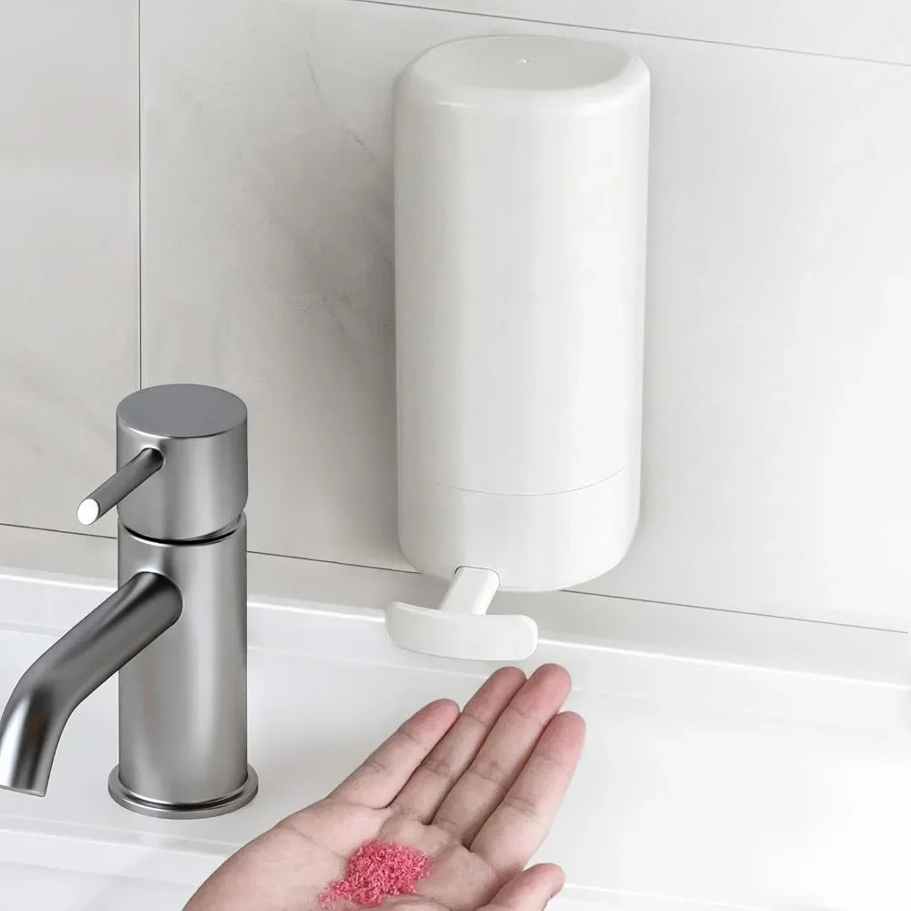 Soap Grinder for Bar Soap Wall-Mounted, No Drilling Waterproof Bar Soap Shaver Dispenser, Bar Soap Shredder for Hand Washing