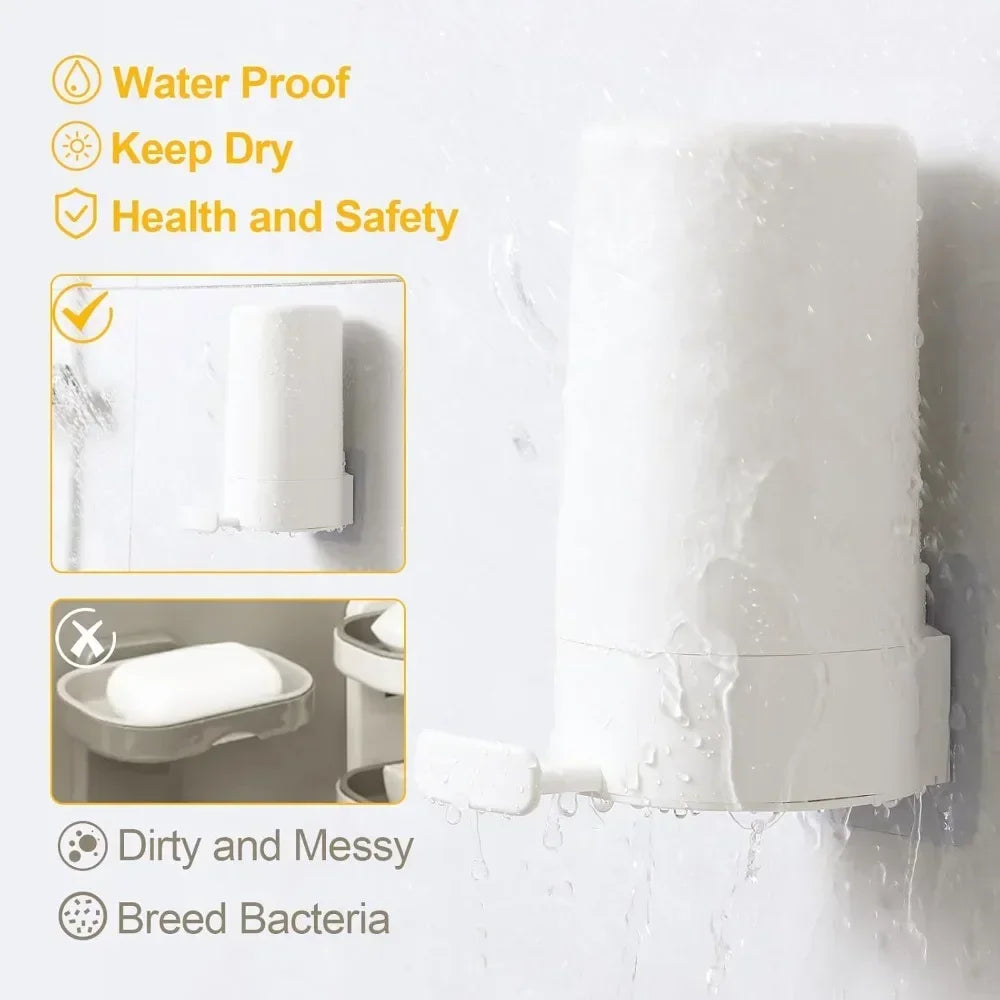 Soap Grinder for Bar Soap Wall-Mounted, No Drilling Waterproof Bar Soap Shaver Dispenser, Bar Soap Shredder for Hand Washing