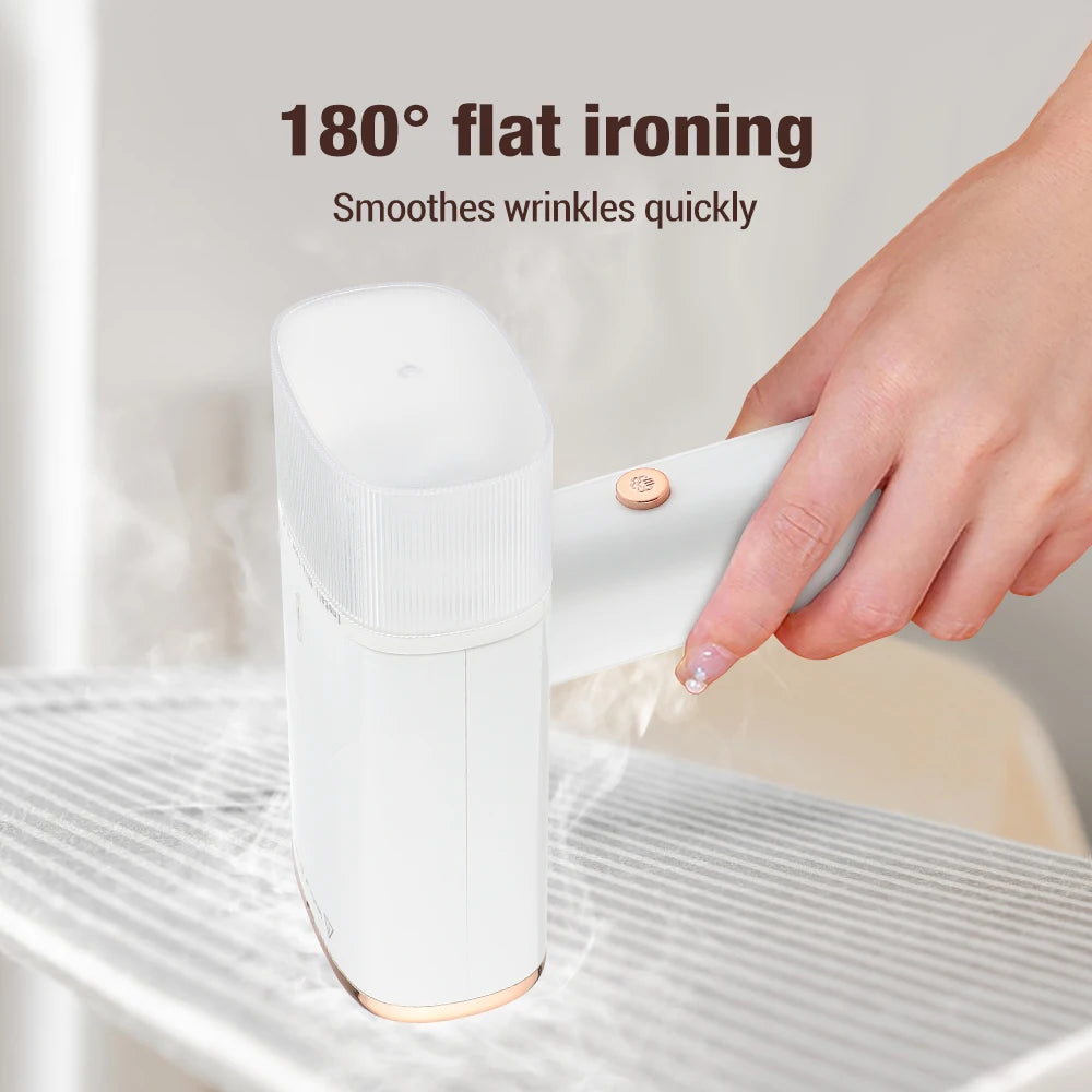 1000W Handheld Mini Steam Iron For Clothes Mite Removal Portable Fast-Heat Household Fabric Garment Steamer Home Travel